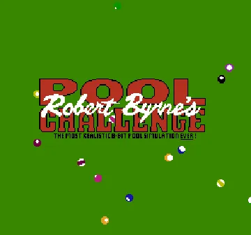 Robert Byrne's Pool Challenge (USA) (Proto) (Unl) screen shot title